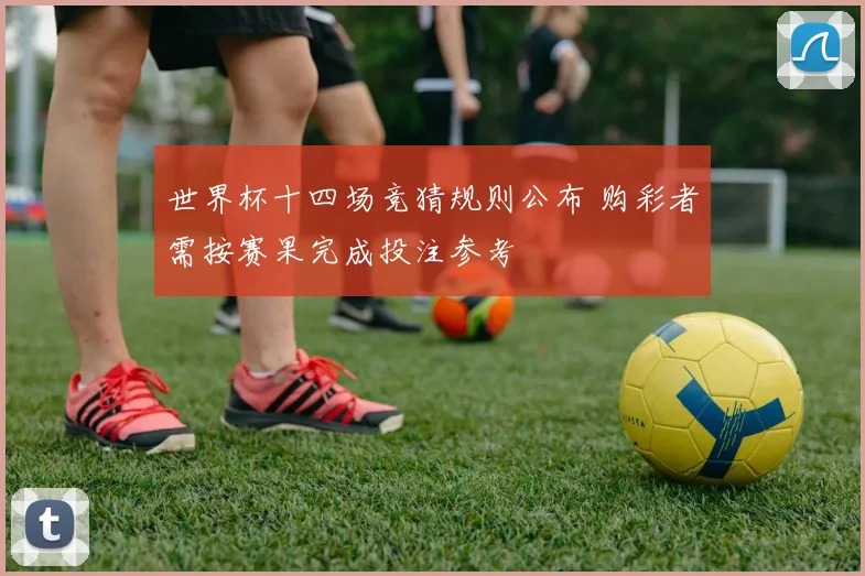 世界杯十四场竞猜规则公布 购彩者需按赛果完成投注参考